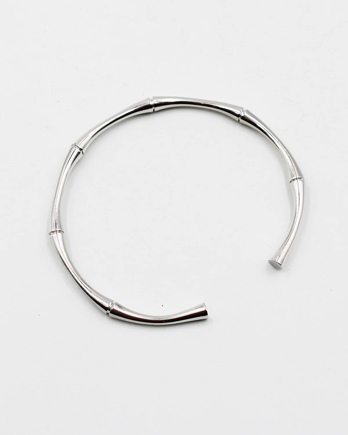 Bamboo Metal Cuff Bracelet - Image 4