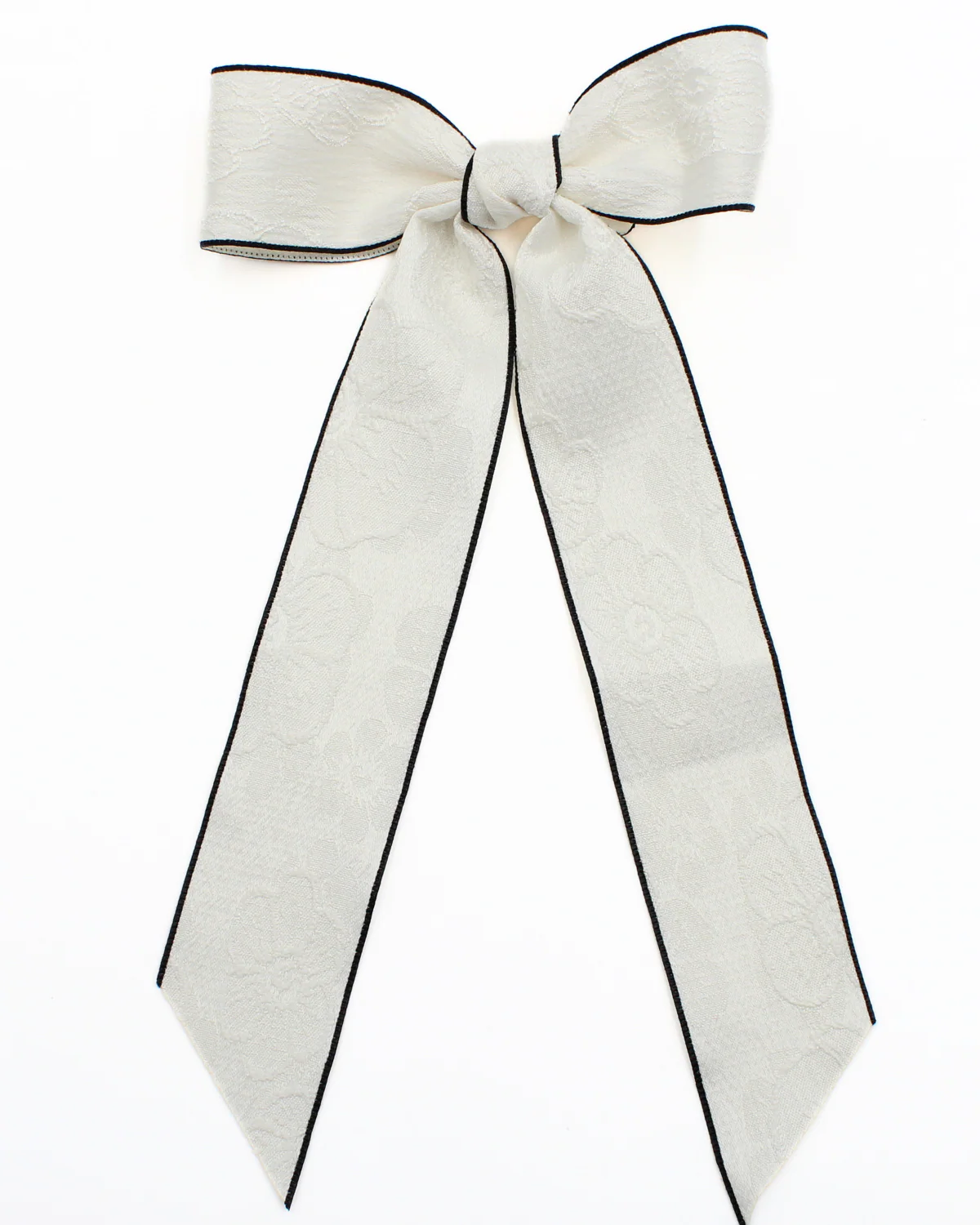 Coquette White Hair Bow - Image 3