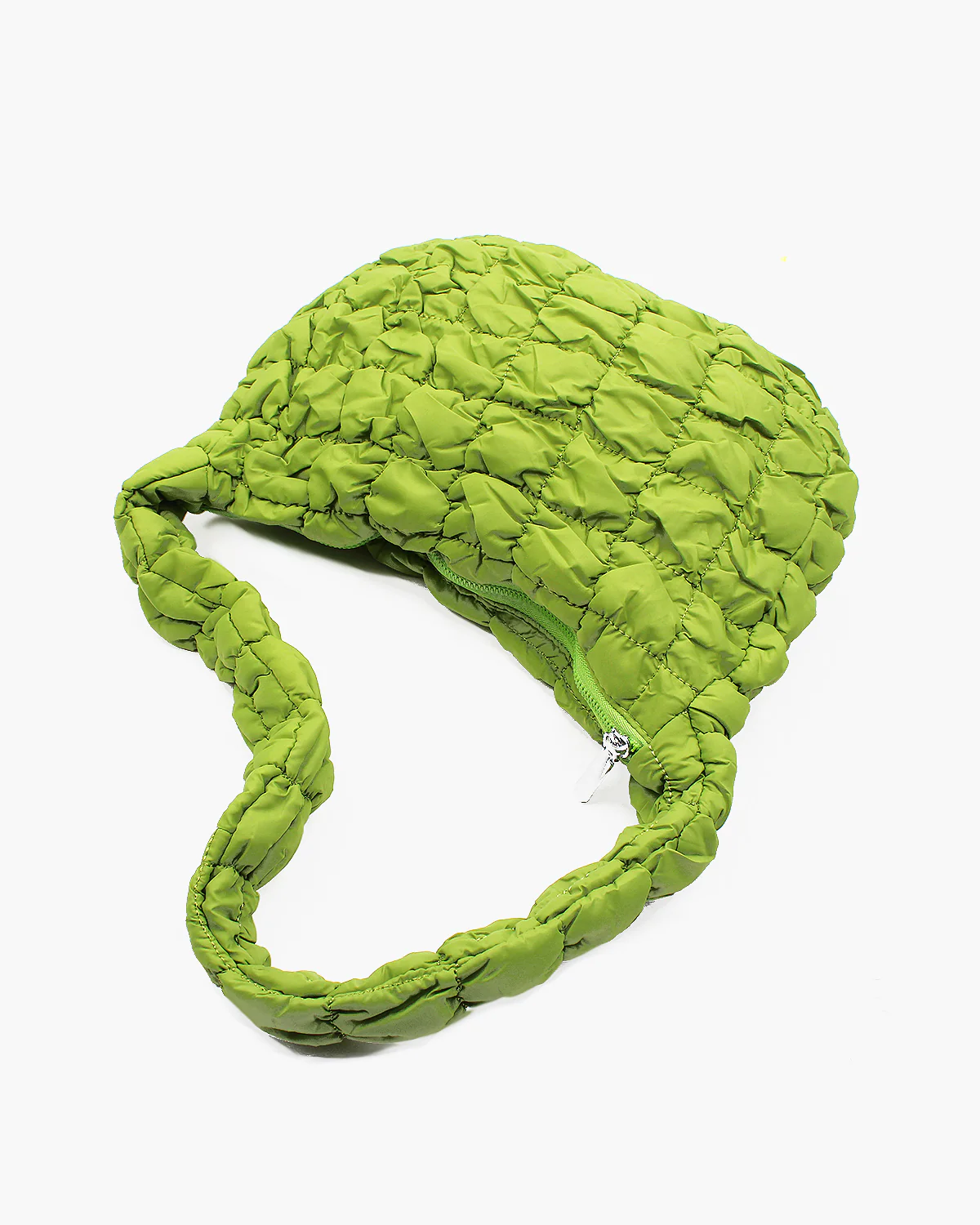 Microfiber Super Light Quilted Hobo Bag Medium - Image 11