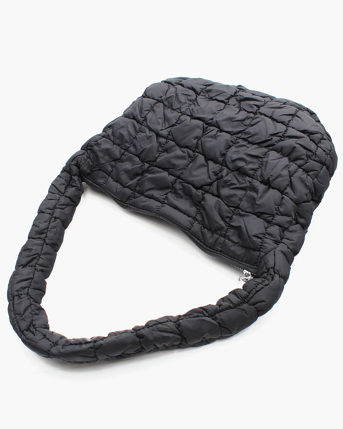 Microfiber Super Light Quilted Hobo Bag Medium - Image 13