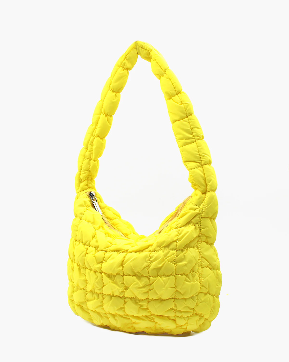 Microfiber Super Light Quilted Hobo Bag Medium - Image 14