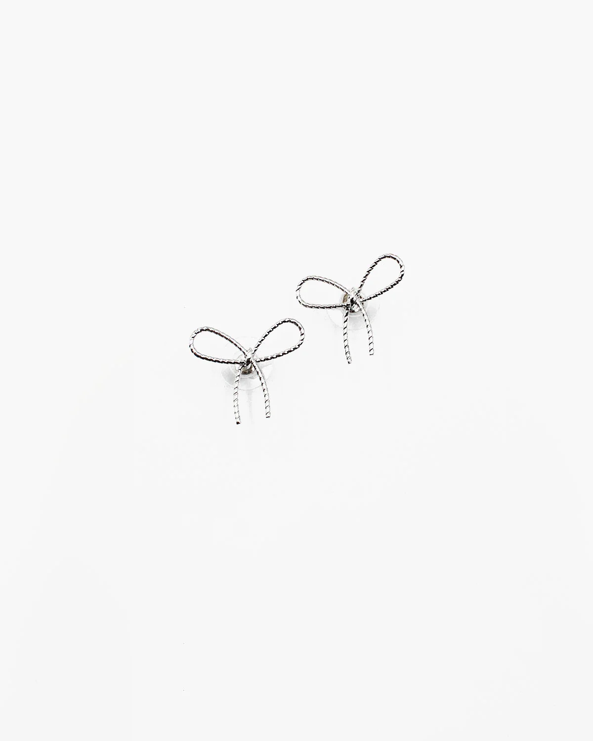 Perfect Bow Thin Earrings - Image 5